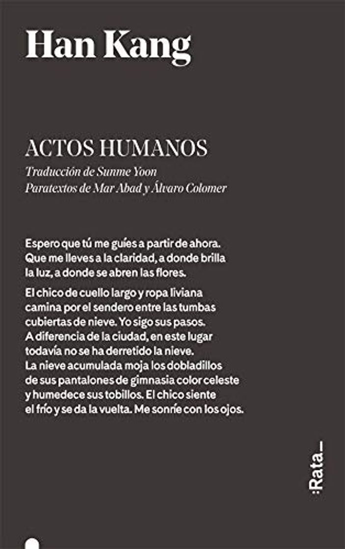 Book Actos humanos