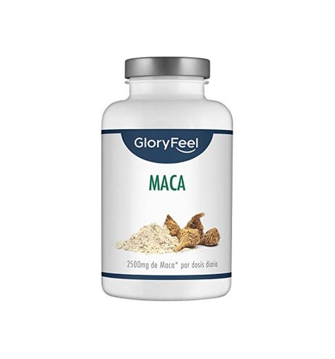 GloryFeel® Extracto de Maca Andina - 2500mg Maca - Altamente concentrada 10