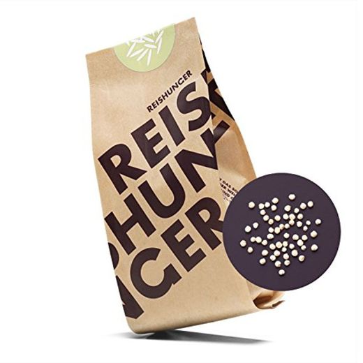 Reishunger - Quinoa bio, blanca, Perú, 3 paquetes