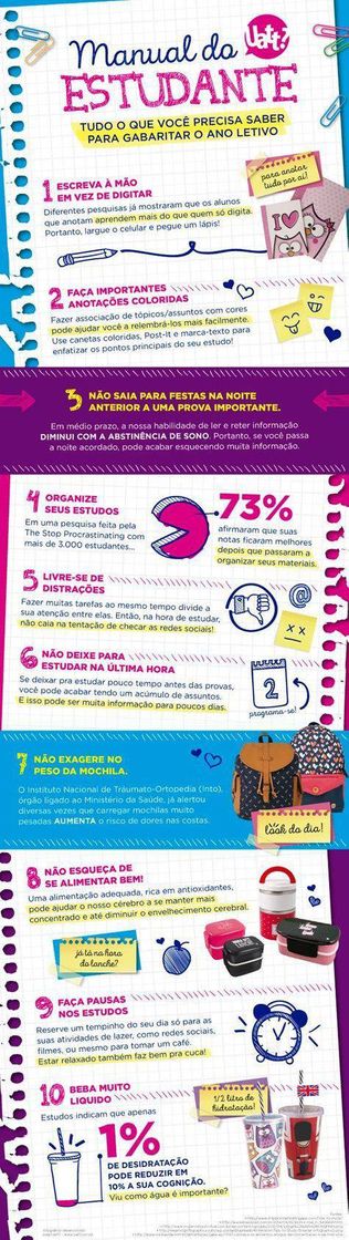 Moda Dicas para estudantes 