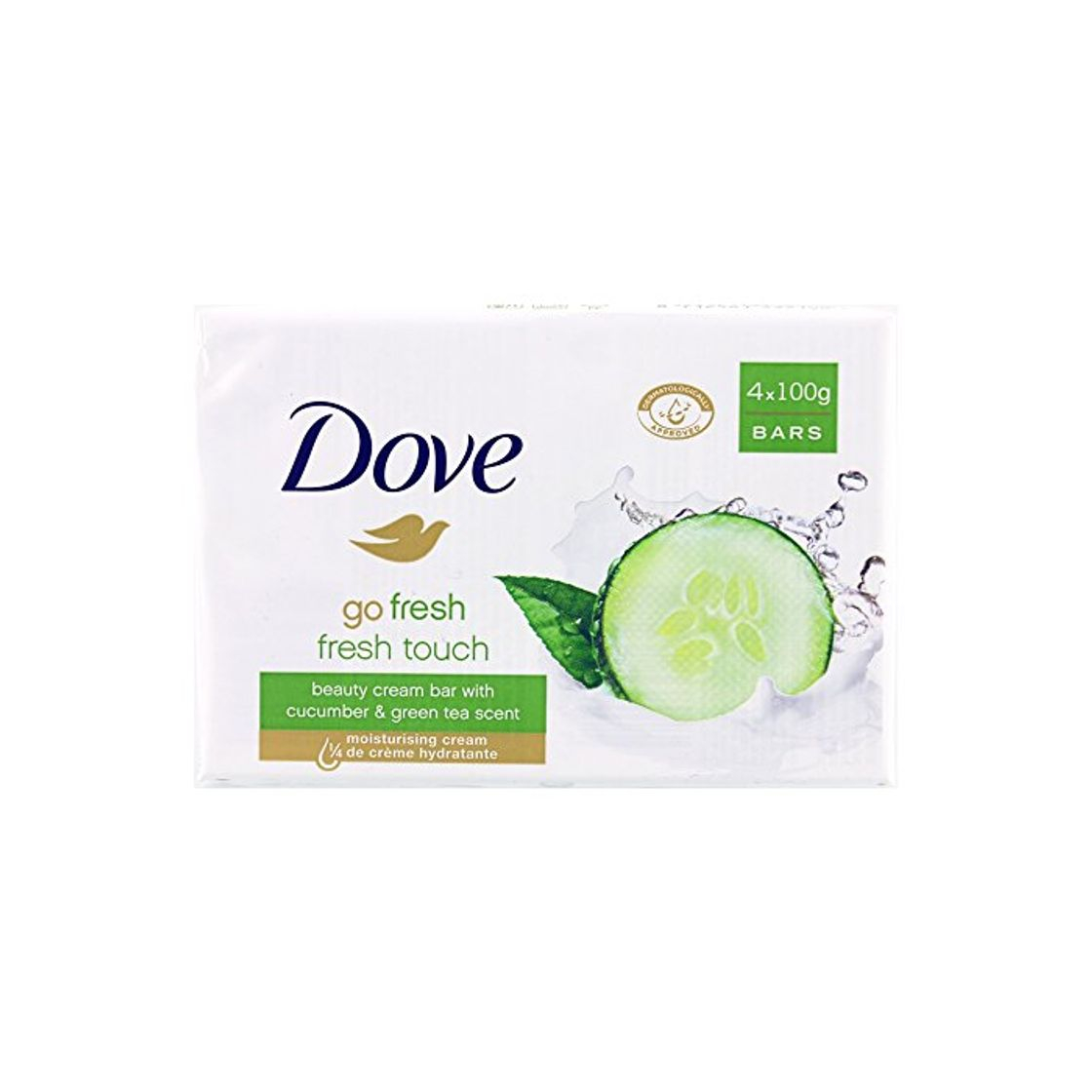 Products Dove Savon de Toilette Dolor Exfoliante fresca del tacto 4 x 100