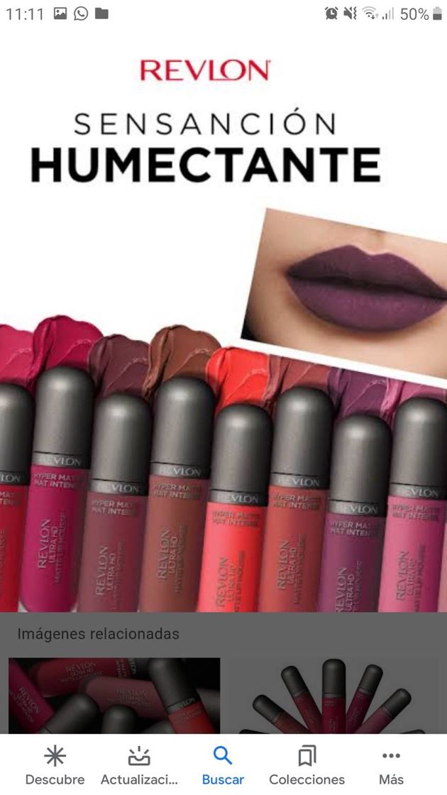 Moda Labial Revlon mousse matte