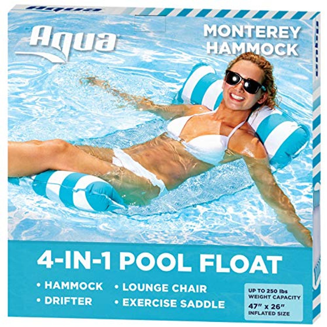 Social Aqua LEISURE Monterey Hammock Pool Float