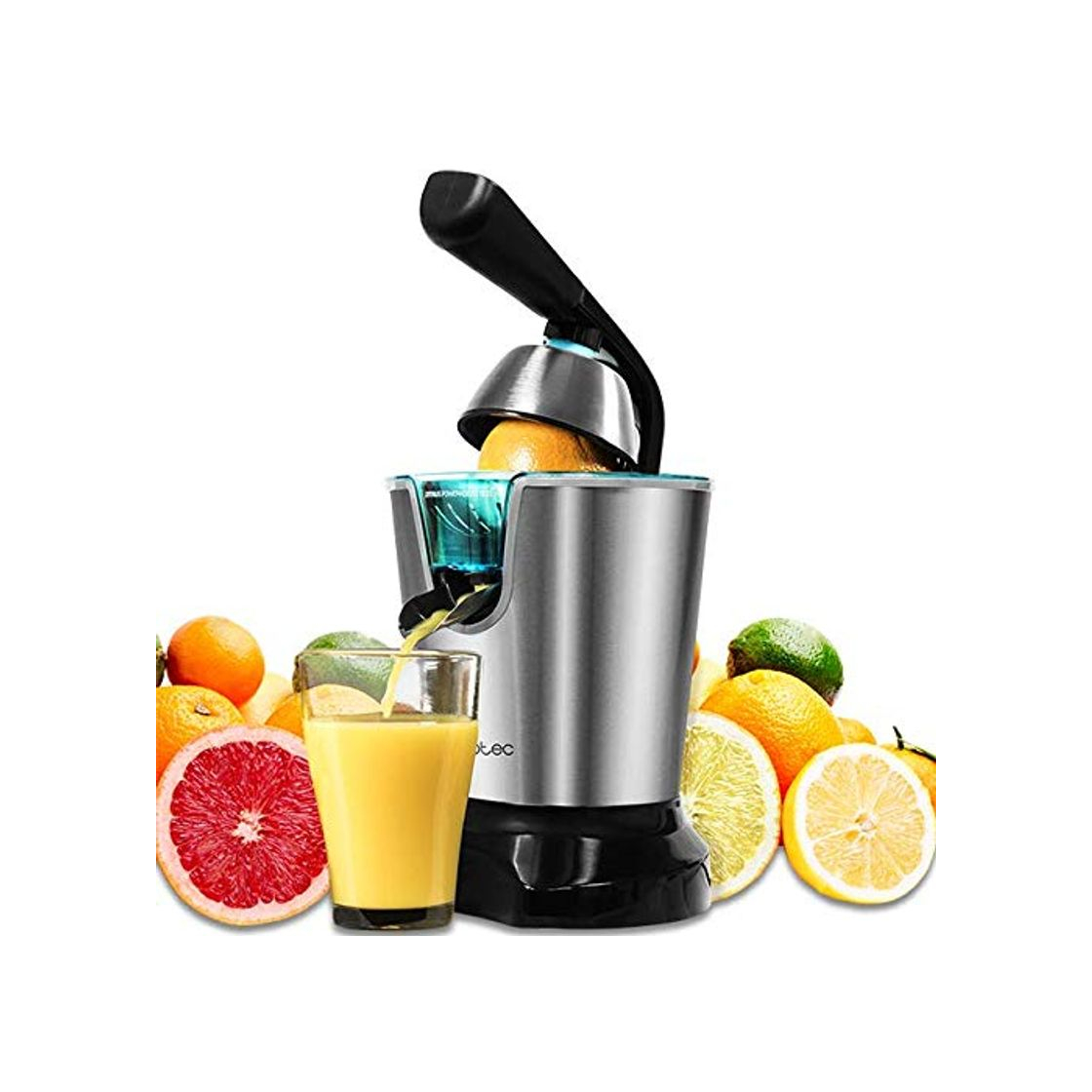Social Cecotec Exprimidor Eléctrico Zitrus PowerAdjust 600 Black. Filtro Regulador de Pulpa
