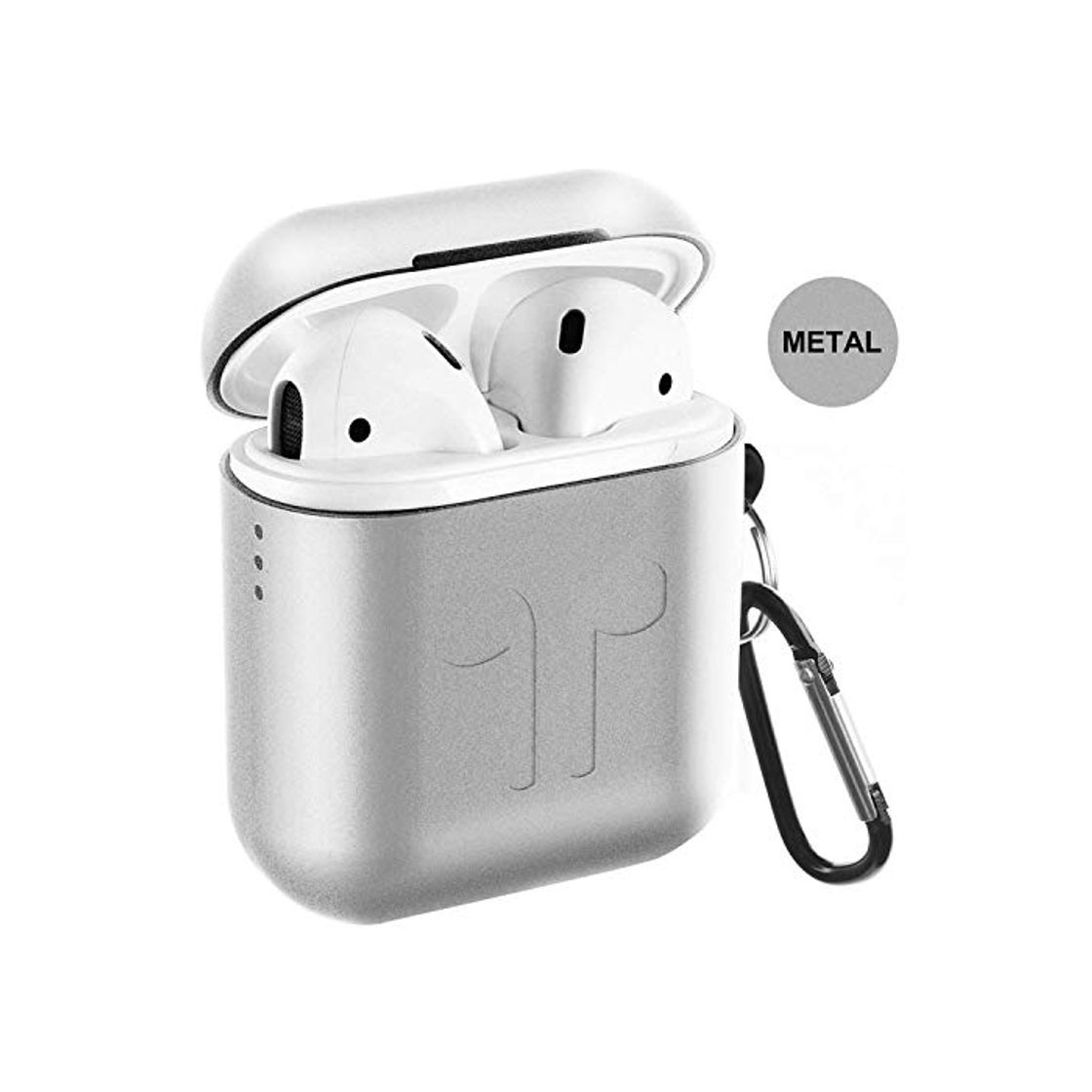 Products Airpods Case, Qcoqce Funda Airpods en Metal, Ligero Impermeable Antipolvo Airpods Accesorios