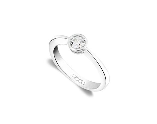 NICOLS 9992289 - Anillo de Compromiso Lady Oro Blanco