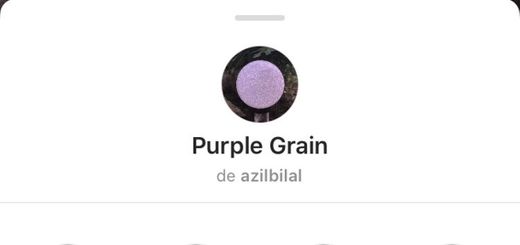 Filtro purple grain 