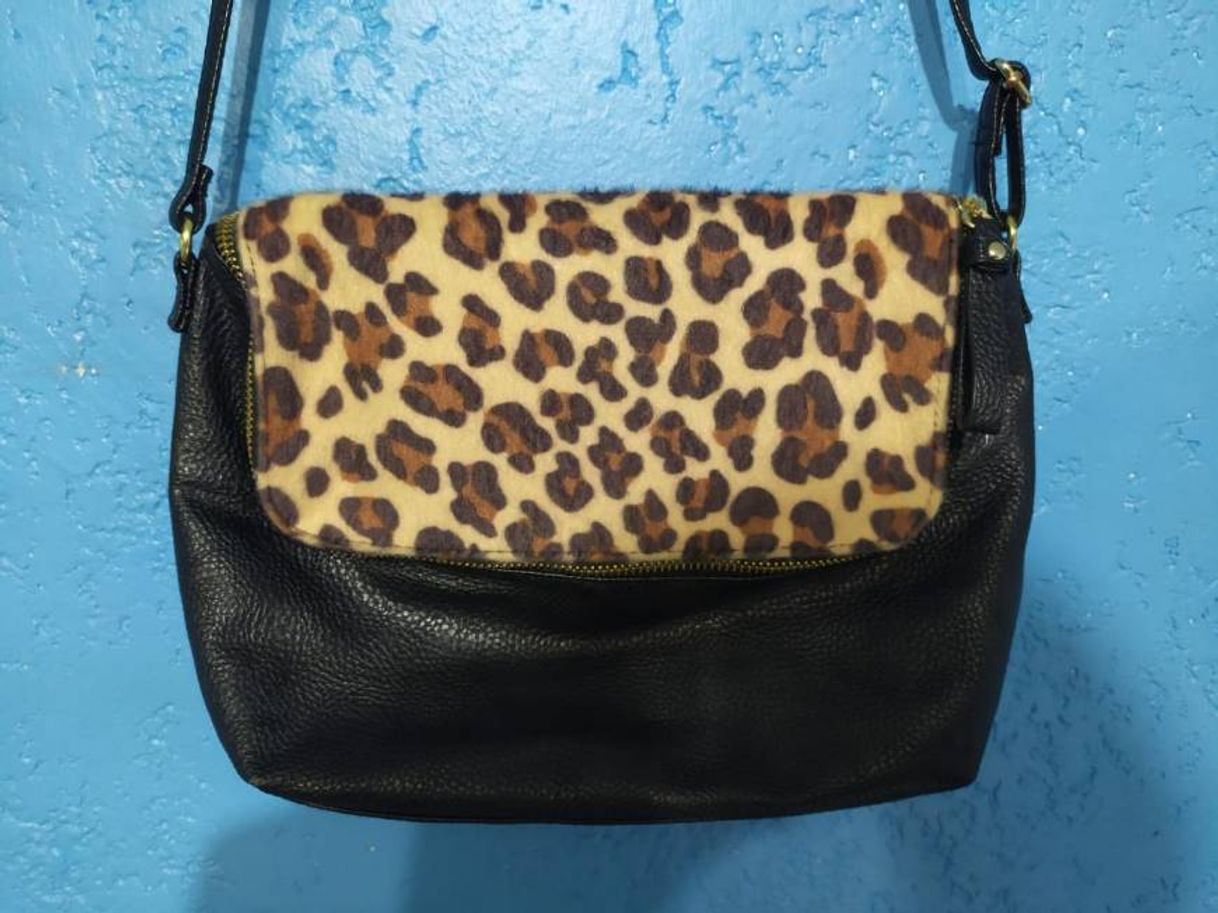 Social Bolsa animal print con negro