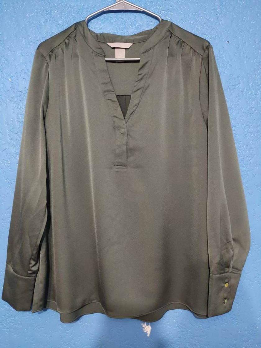 Social Blusa verde super chic 
