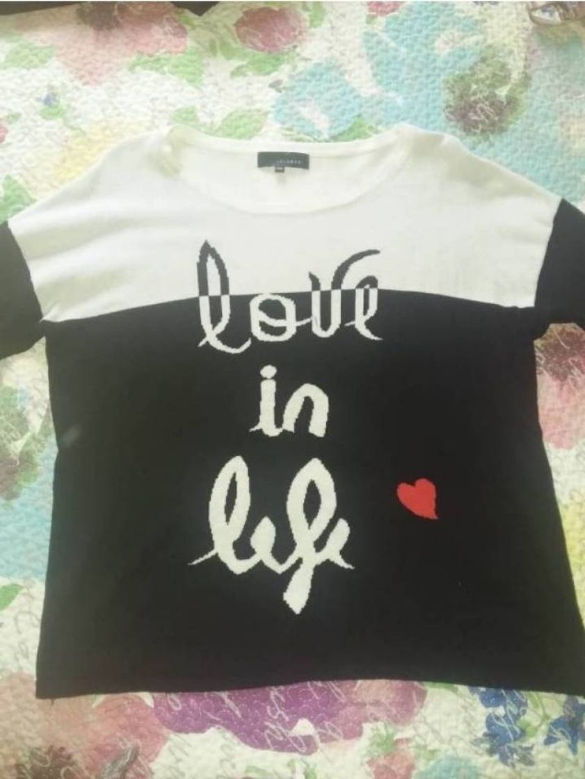 Sueter blanco y negro Lulumari