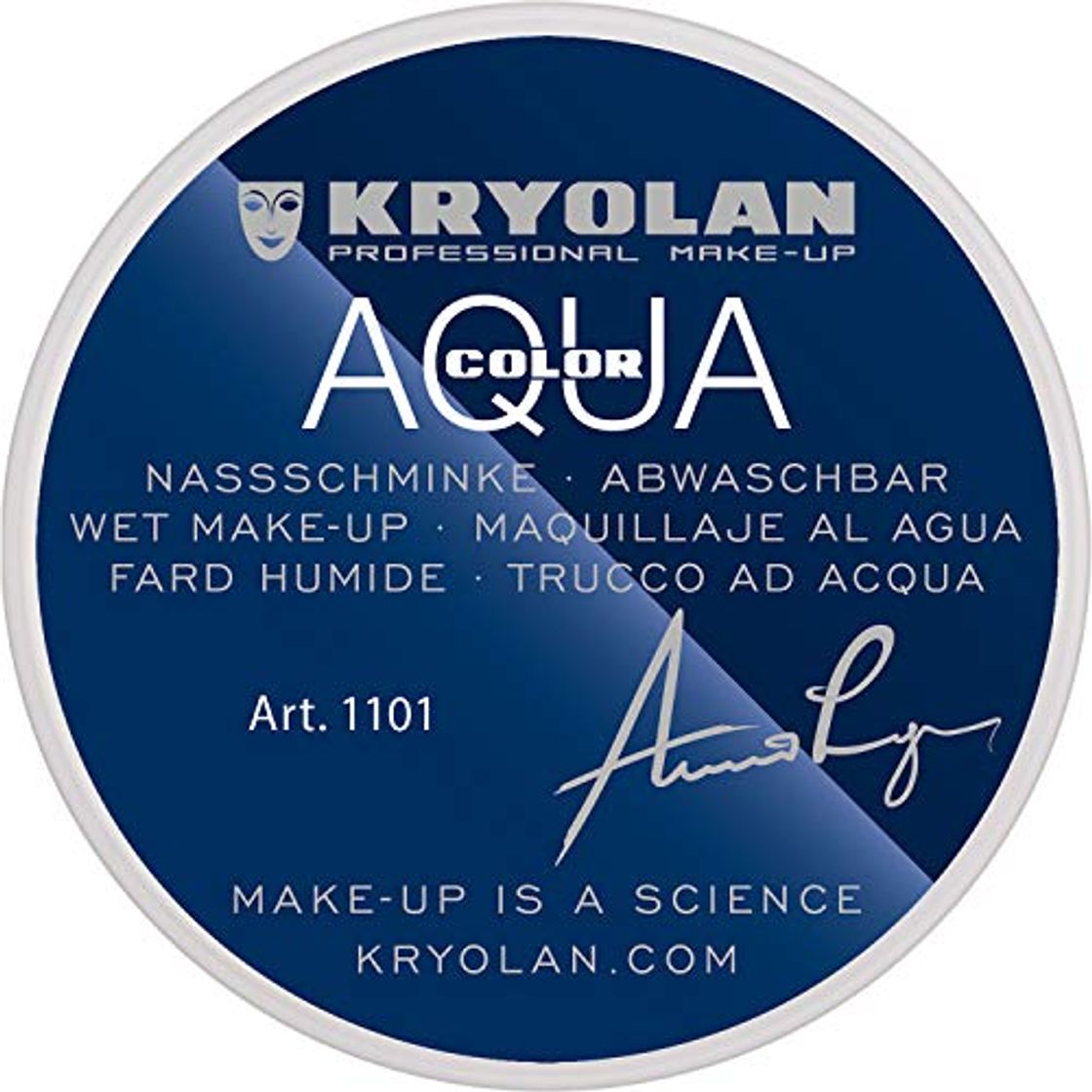 Social Maquillaje kryolan Aquacolor Varios formatos 8 ml Bianco 070