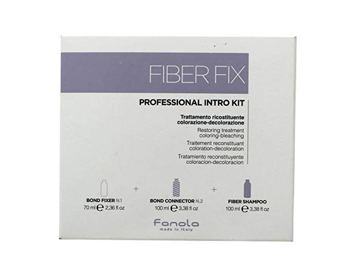 Social fanola Fiber Fix Professional Intro Kit de ORING Treatment Coloring residual bleaching