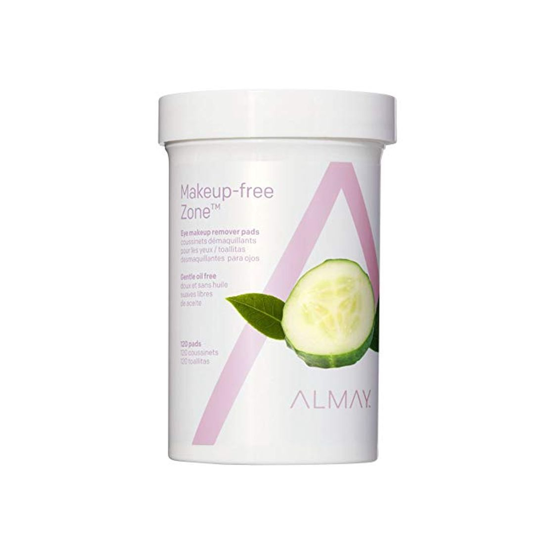 Producto Almay Oil Free Gentle Eye Makeup Remover Pads 120 Ct by Almay