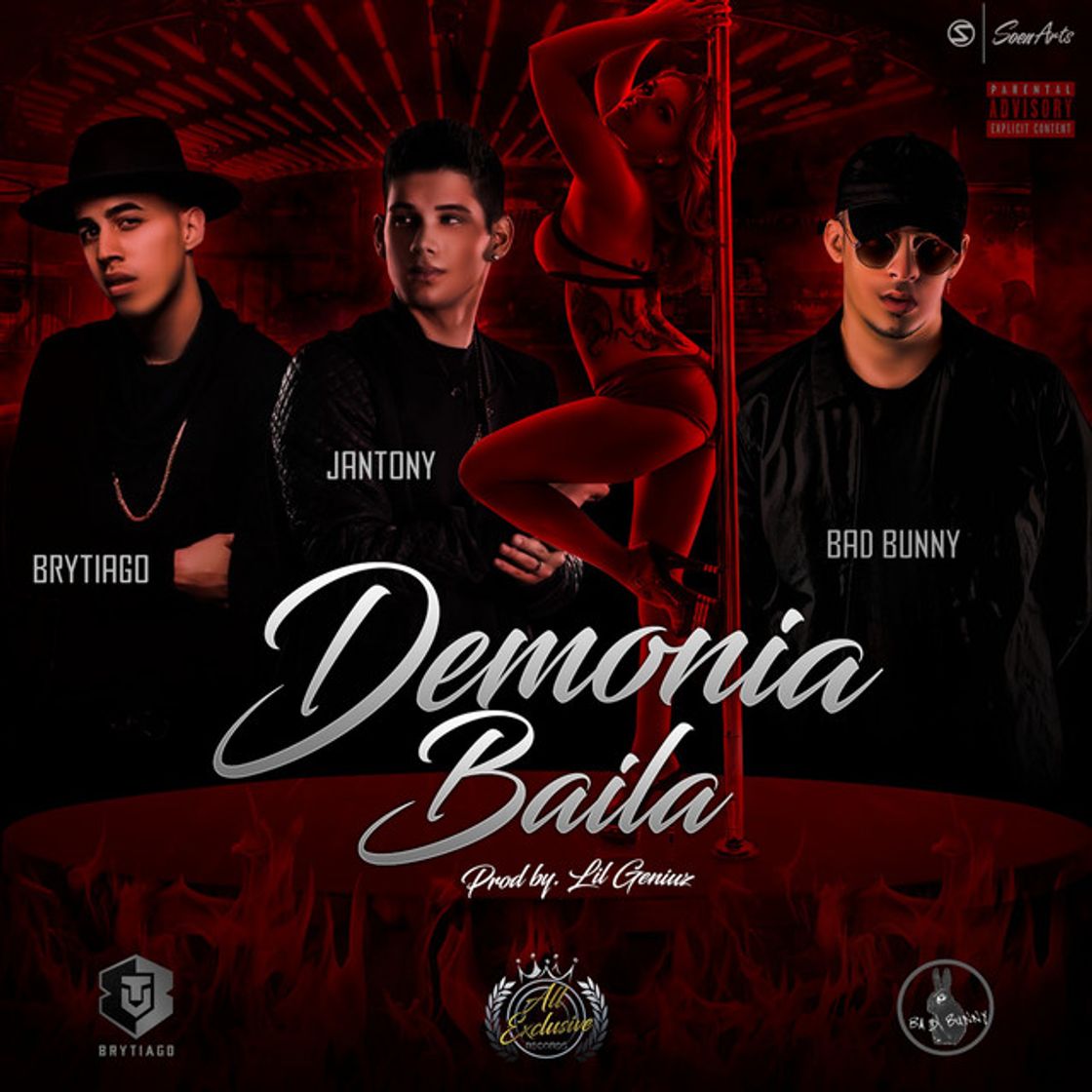 Canción Demonia Baila (feat. Bad Bunny & Brytiago)