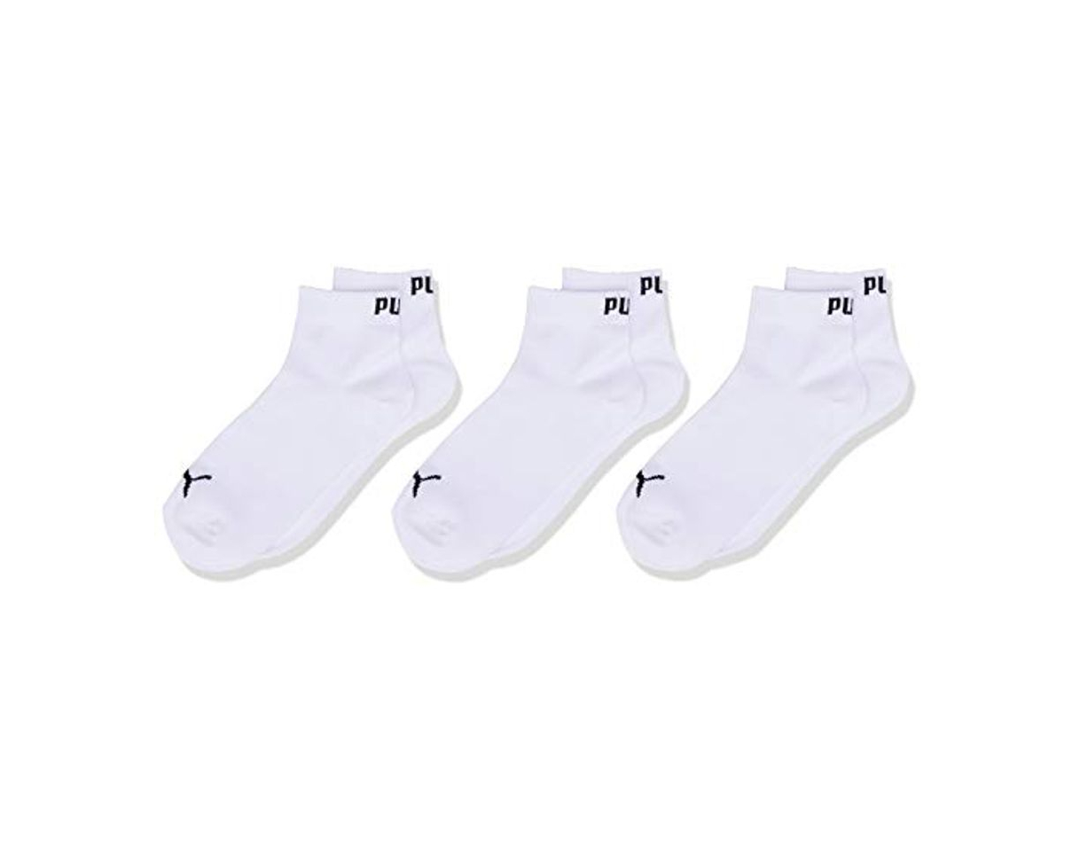 Fashion PUMA Kids Quarter Calcetines, Niños, Blanco