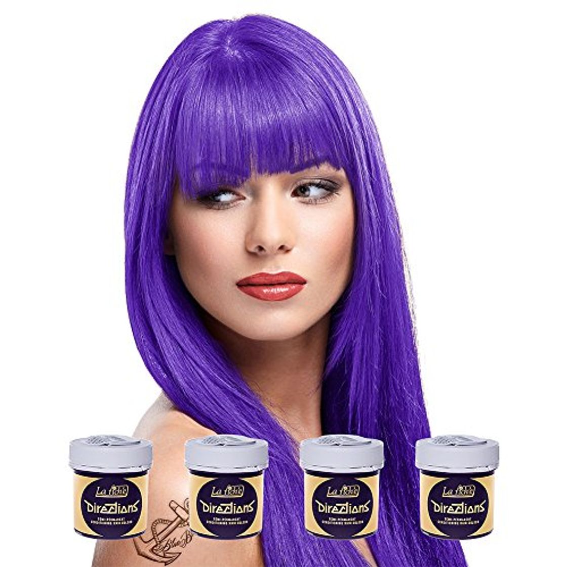 Social 4 x La Riche Directions Semi-Perm Hair Colour Violet