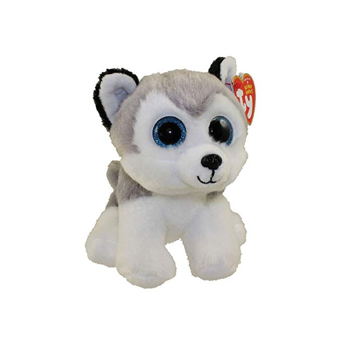 Social TY - Beanie Babies Buff, peluche husky, 15 cm