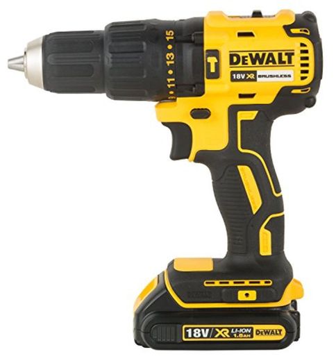 DEWALT DCD778S2T-QW - Taladro Percutor sin escobillas XR 18V, 13mm, 65Nm, incluye