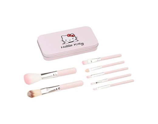 Hello Kitty 7 Makeup Brushes Set Foundation Powder Eyeshadow by HongKong