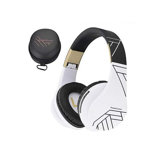 PowerLocus P2 – Auriculares Bluetooth inalambricos de Diadema Cascos Plegables, Casco Bluetooth