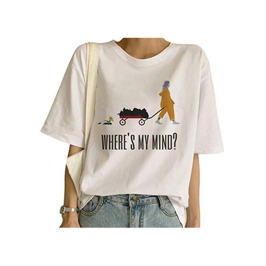 Camiseta Billie Eilish Niña, Billie Eilish Camiseta Mujer Impresión Manga Corta T-Shirt