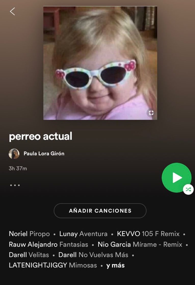 Moda Playlist reggaeton actual