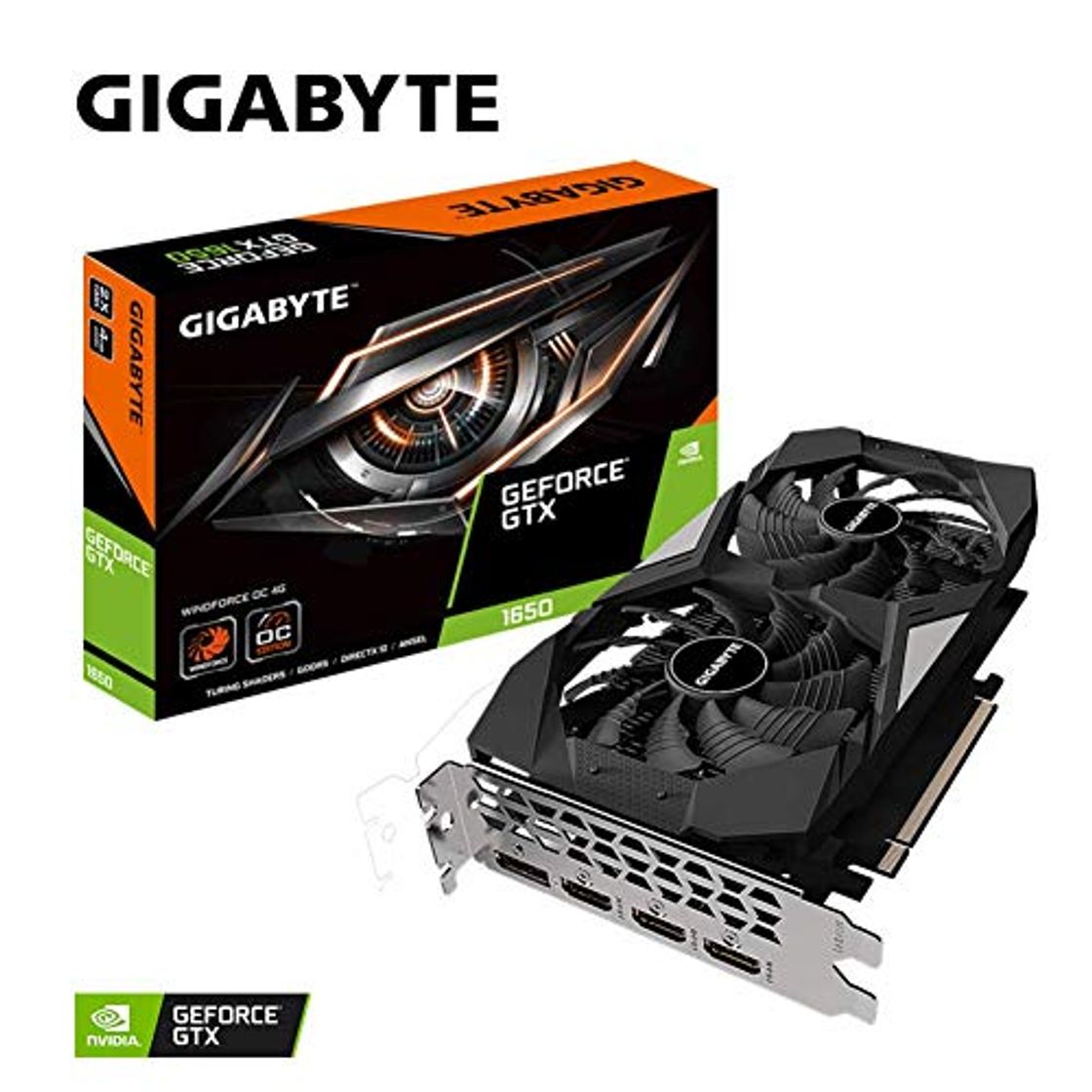 Product GIGABYTE GeForce GTX 1650 WINDFORCE OC 4G