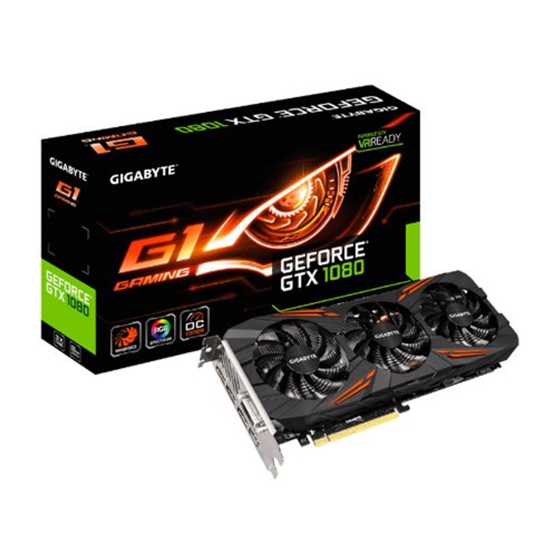 Social Gigabyte VGA Gigabyte Nvidia G-Force GTX 1080 G1 - Tarjeta Grafica