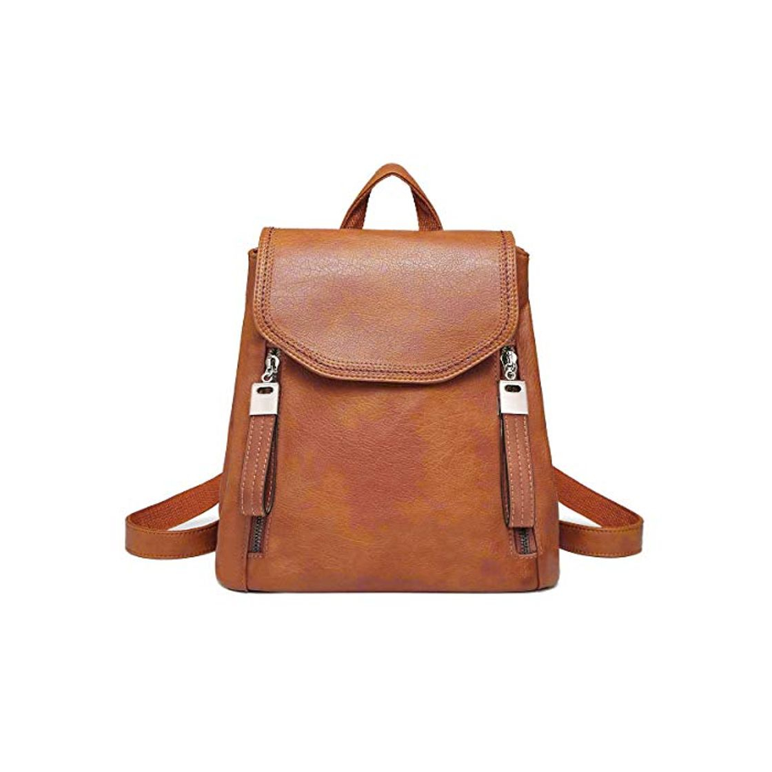 Fashion Bolso Mochila Cuero Mujer Casual