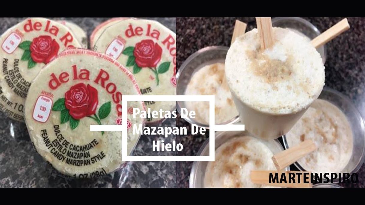 Fashion Paletas heladas de mazapán 