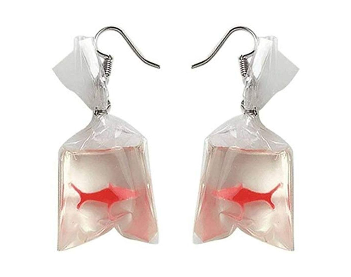 Product Wbeiba-Pendientes-Pendientes de mujer-divertidos aretes de gancho con forma de bolsa de agua