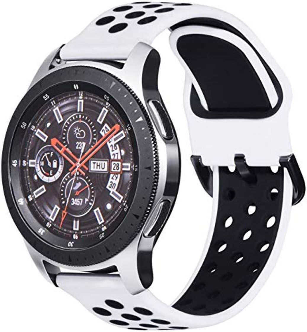 Producto YPSNH Compatible para Samsung Galaxy Watch 46mm Correa de Silicona Suave de