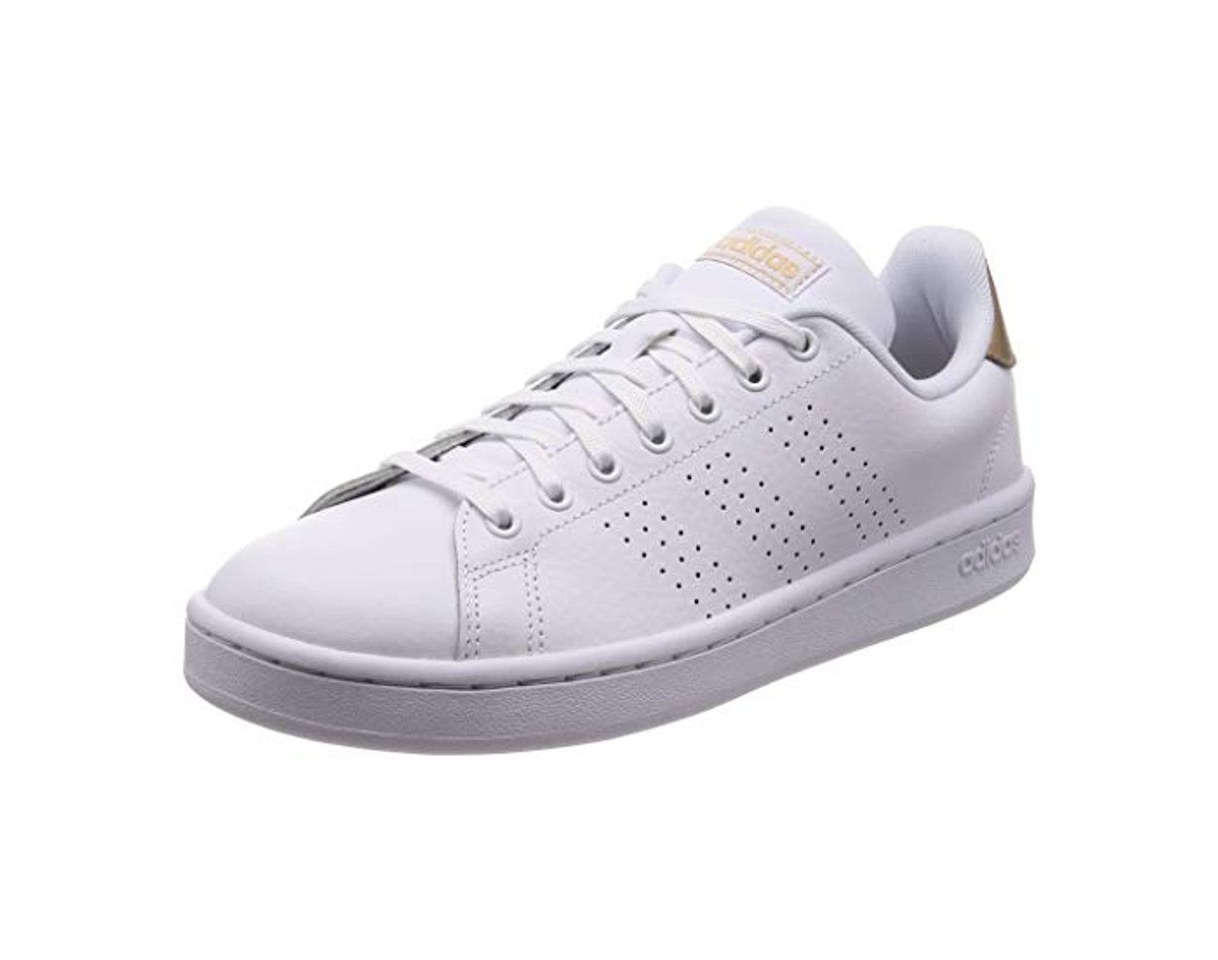 Social Adidas Advantage, Zapatillas de Deporte para Mujer, Blanco
