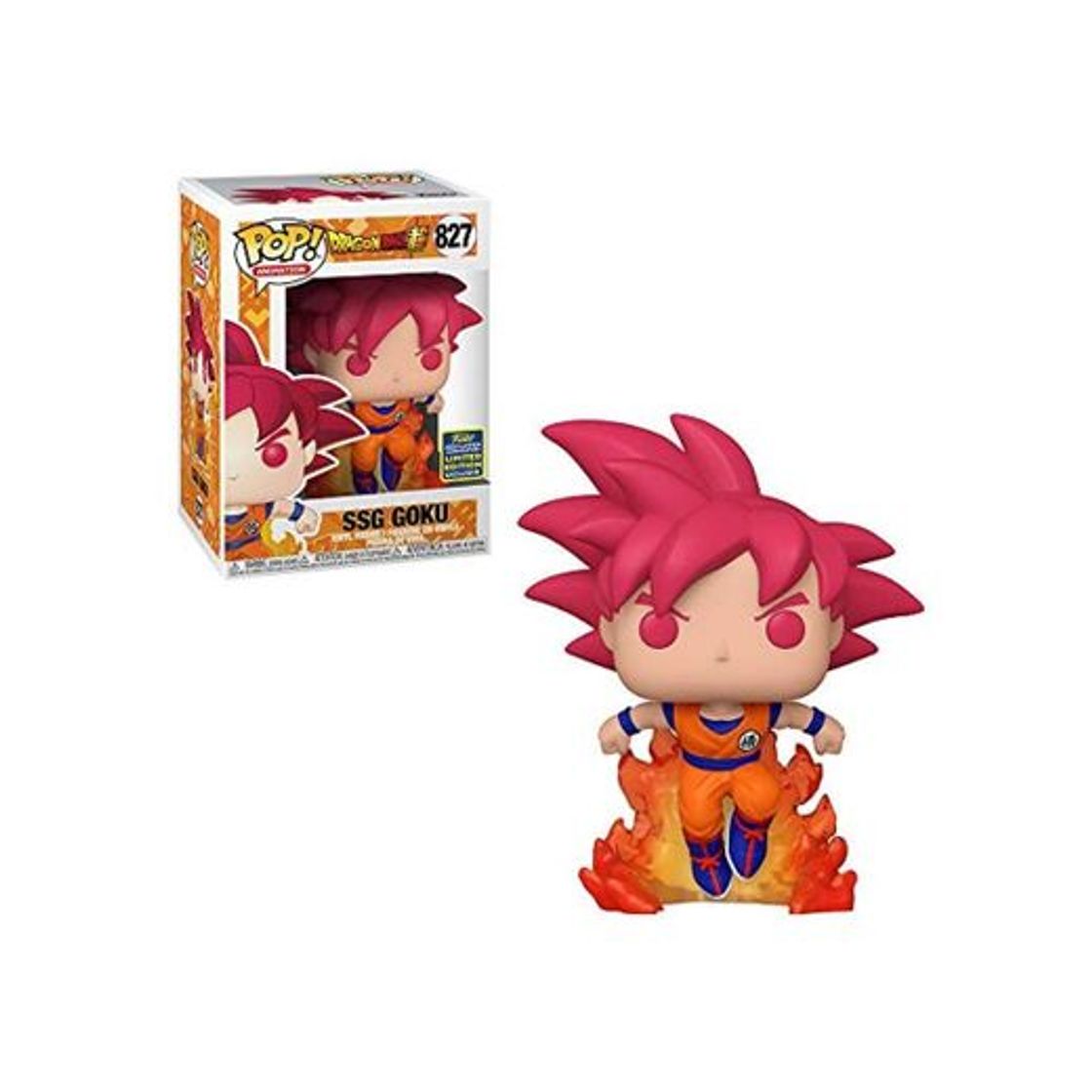 Social Funko Pop! 47865 Dragon Ball Super #827 Super Saiyan God Goku