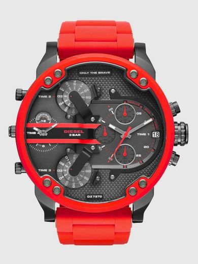 Reloj Diese rojo