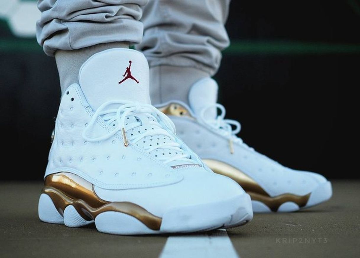 Moda Air Jordan 13 Retro DMP White Gold (#SDJ 23/06/2017) - Pinterest