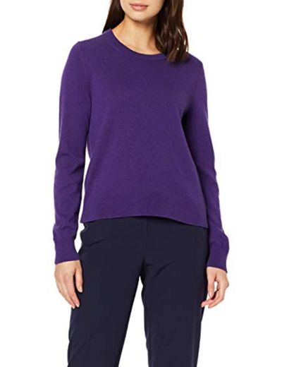 GANT Superfine Lambswool Crew suéter, Morado