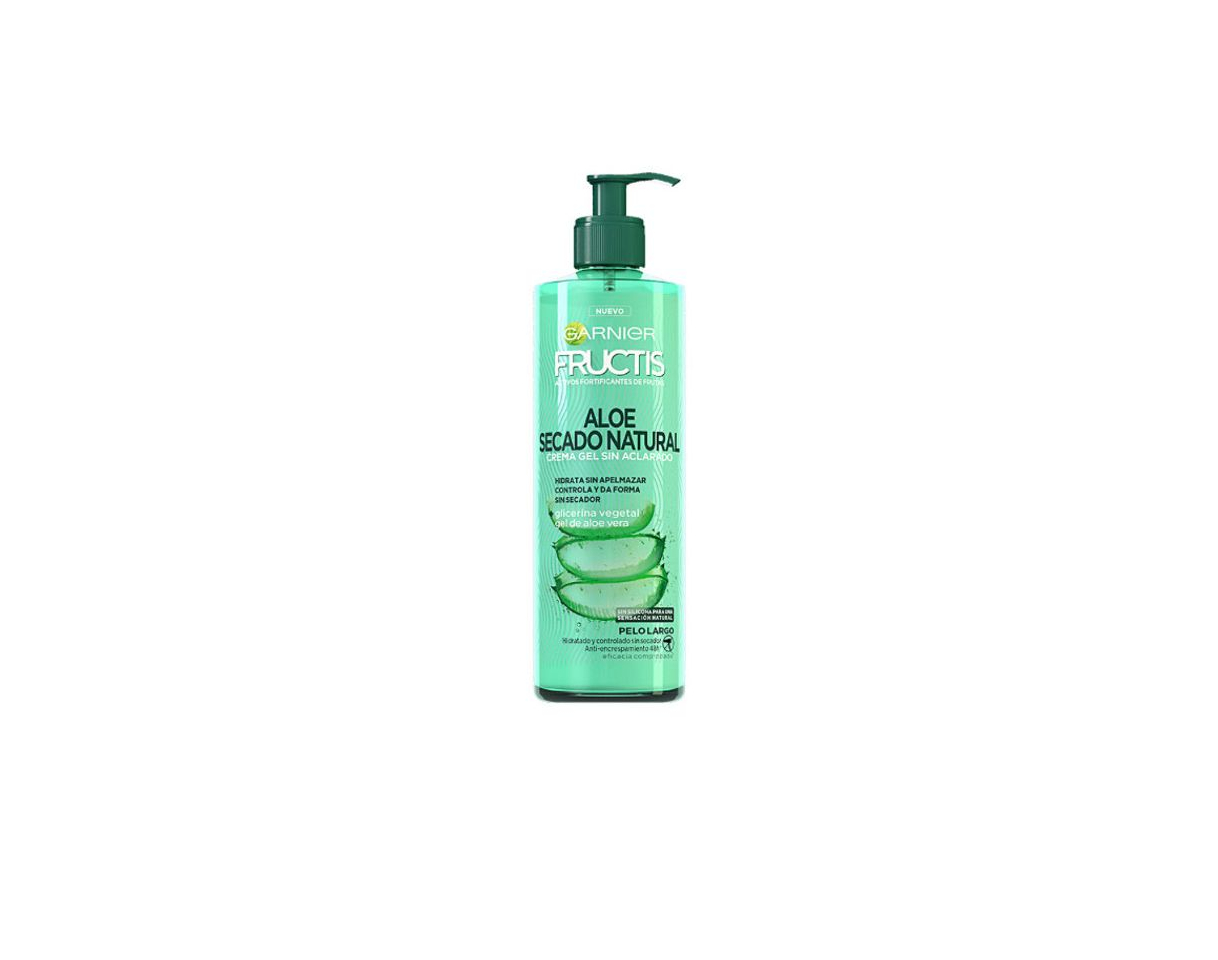 Belleza GARNIER Fructis Aloe Secado al Aire Tratamiento Capilar Pelo Normal, Largo, pack