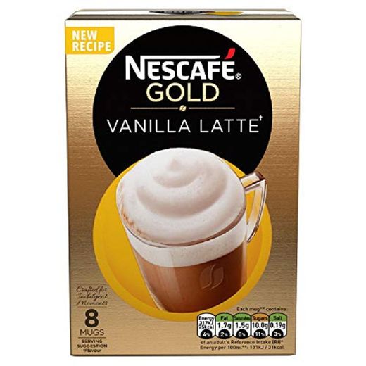 Nescaf? Cafe Menu Vanilla Flavour 8 Sachets 148 g