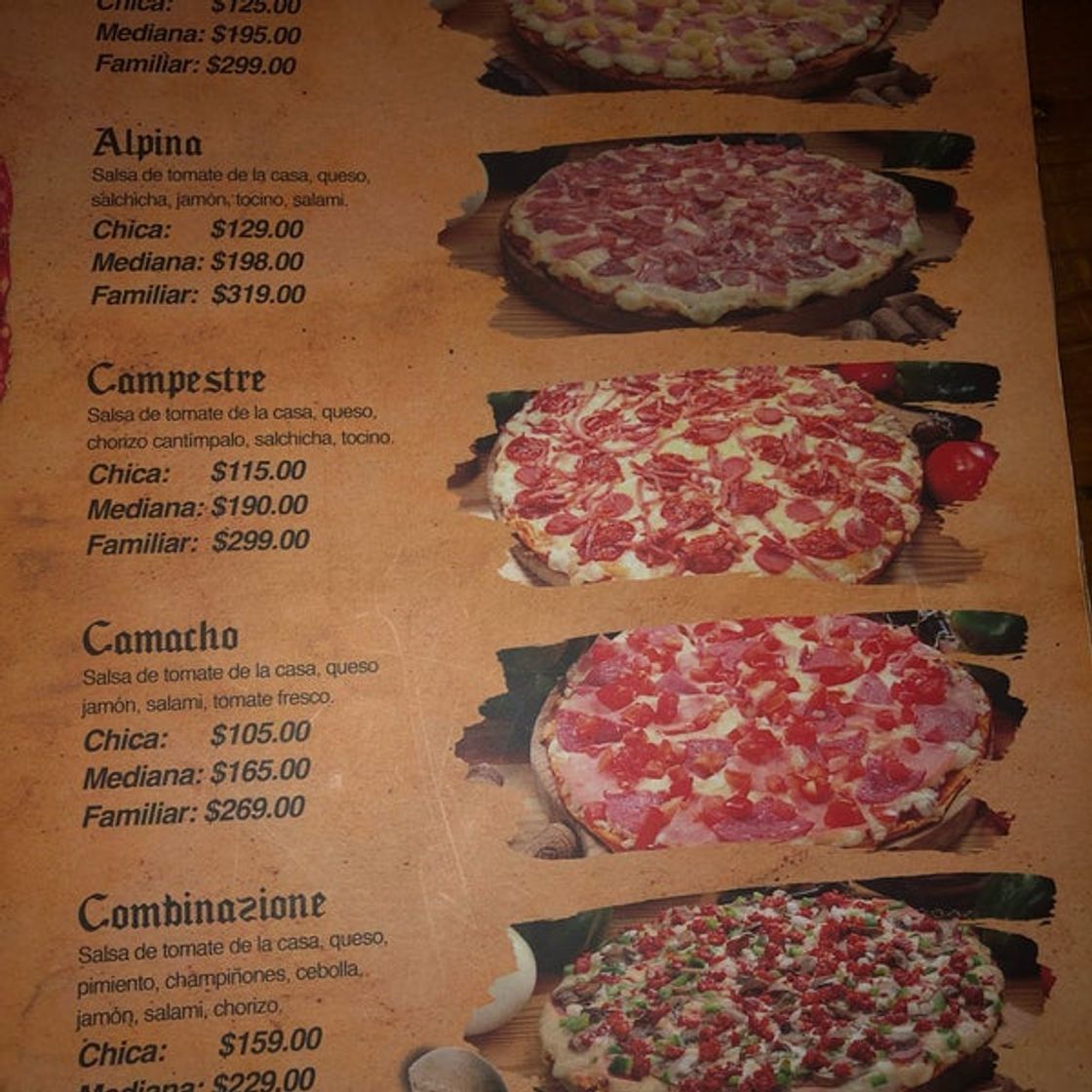 Restaurants Di Bari Pizzería Tab 2000