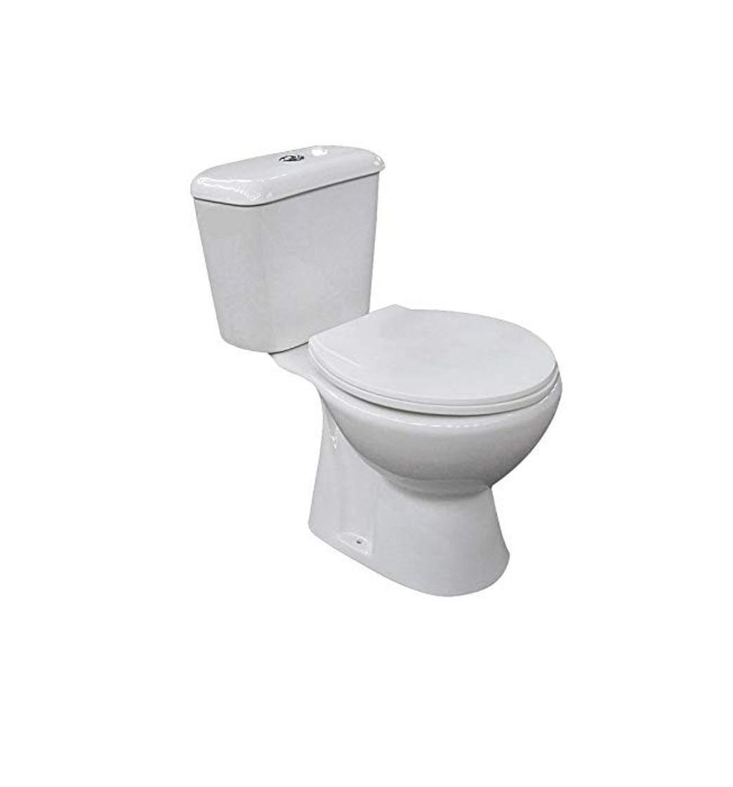 Producto Inodoro RITTO Para Baño. De Dos Piezas. Versión con Salida Vertical. De