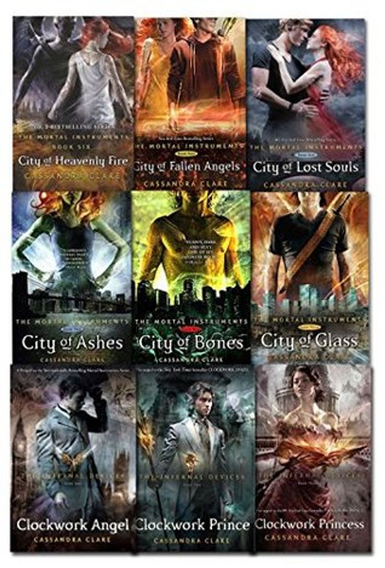 Book Cassandra Clare Mortal Instruments & Infernal Devices Collection 9 Books Set Pack