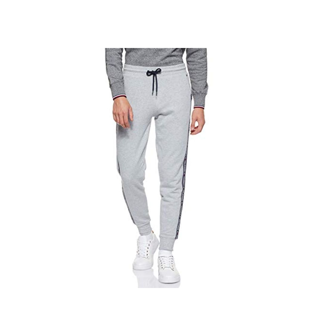 Social Tommy Hilfiger Repeat Logo Tape Joggers Pantalones Deportivos, Gris