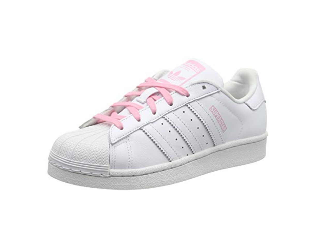Social adidas Superstar J, Zapatillas de Gimnasia Unisex Niños, Blanco