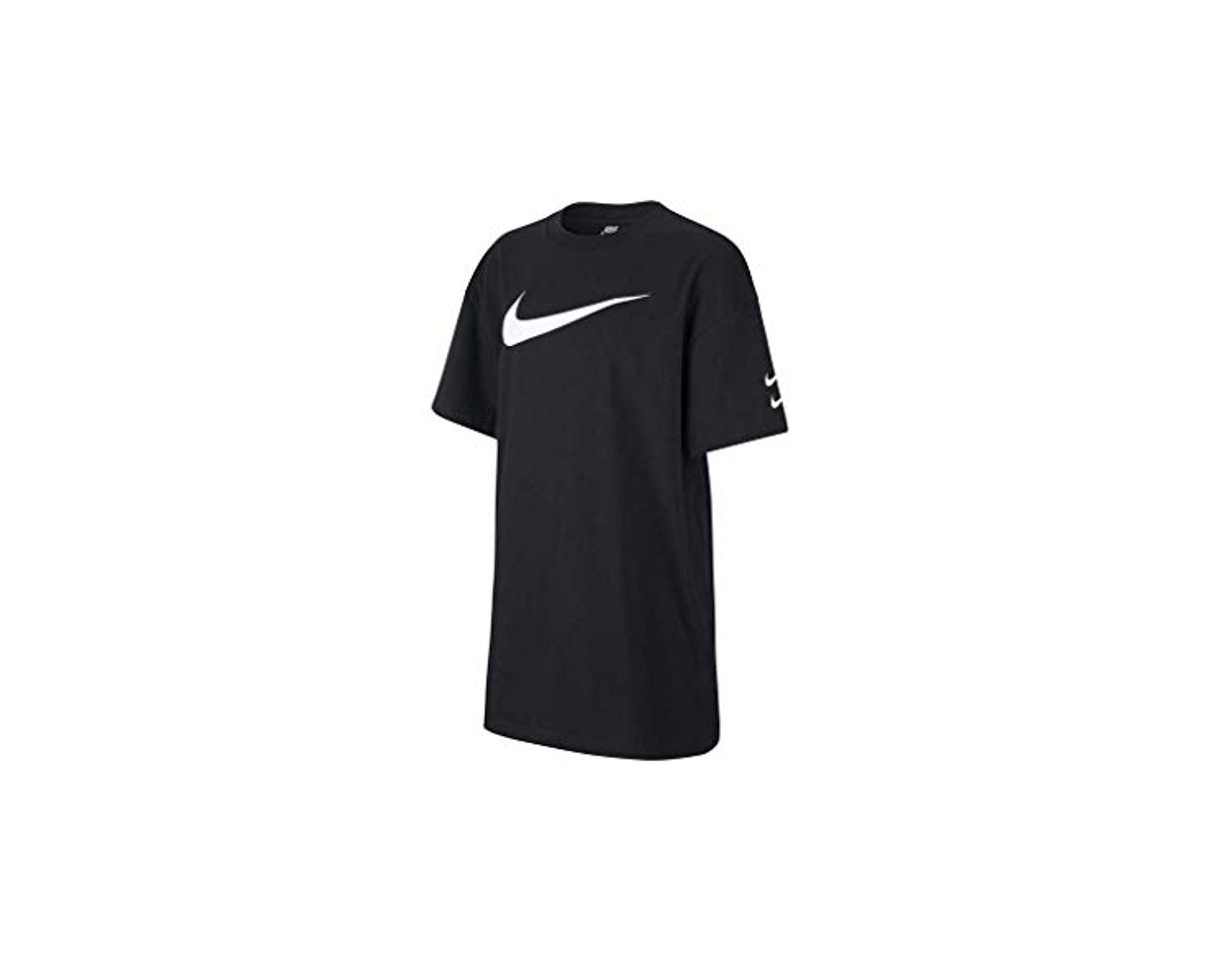 Social NIKE Vestido de Mujer NSW Swoosh en Tejido Negro CJ3829