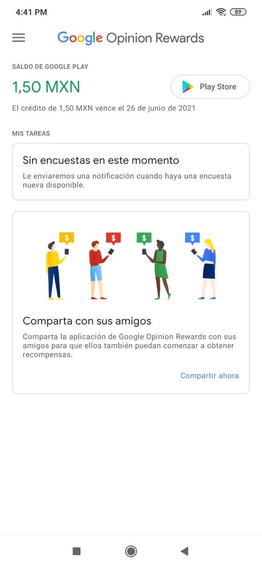 App Google Opinion Rewards