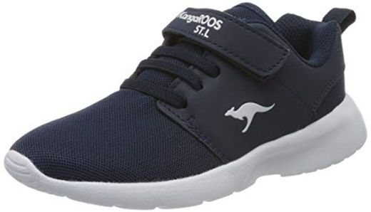 KangaROOS Hinu Ev, Zapatillas Unisex Niños, Blau