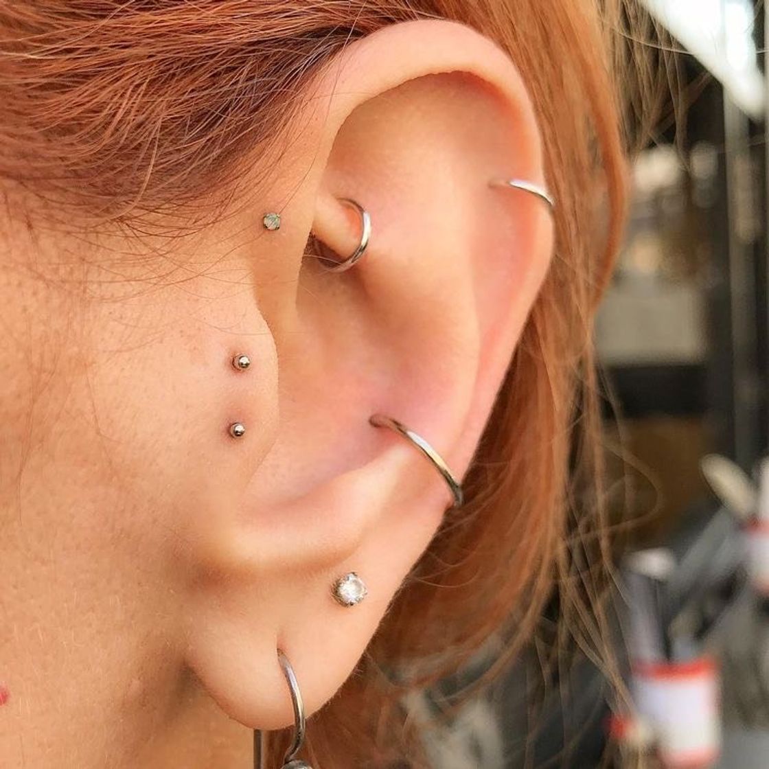 Moda piercing •orelha 