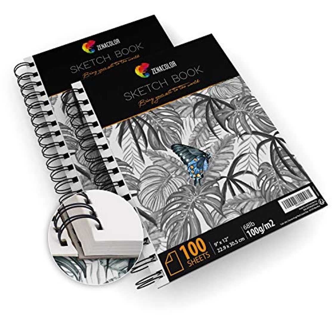 Product Pack de 2 x Bloc de Dibujo Profesional, A4