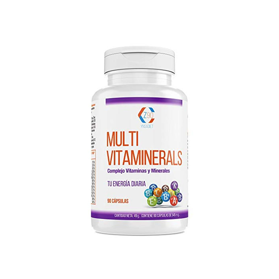 Productos Complejo vitamínico con minerales, vitamina C, vitaminas B2, B3, B5, B6 y